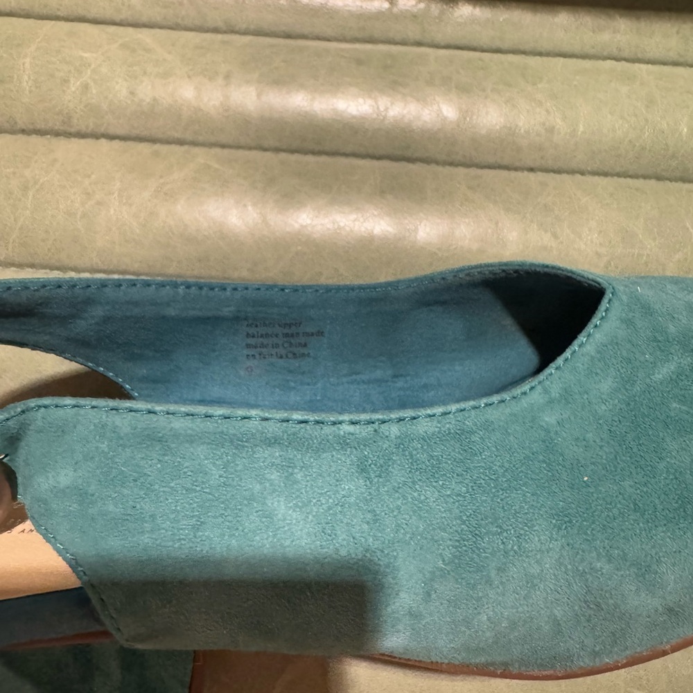 Teal Suede Seychelles 9 - Picture 6 of 7